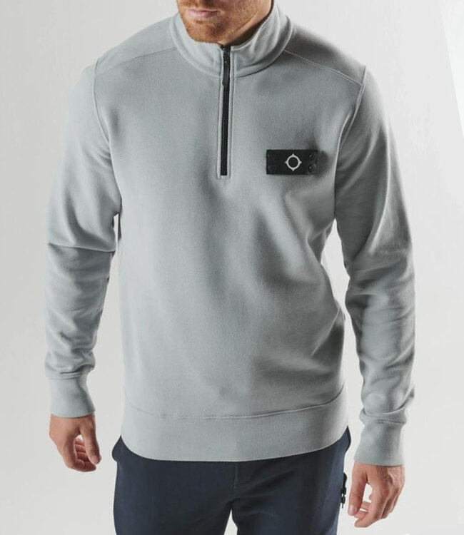 Ma.Strum Neo Quarter zip Sweat-Grey