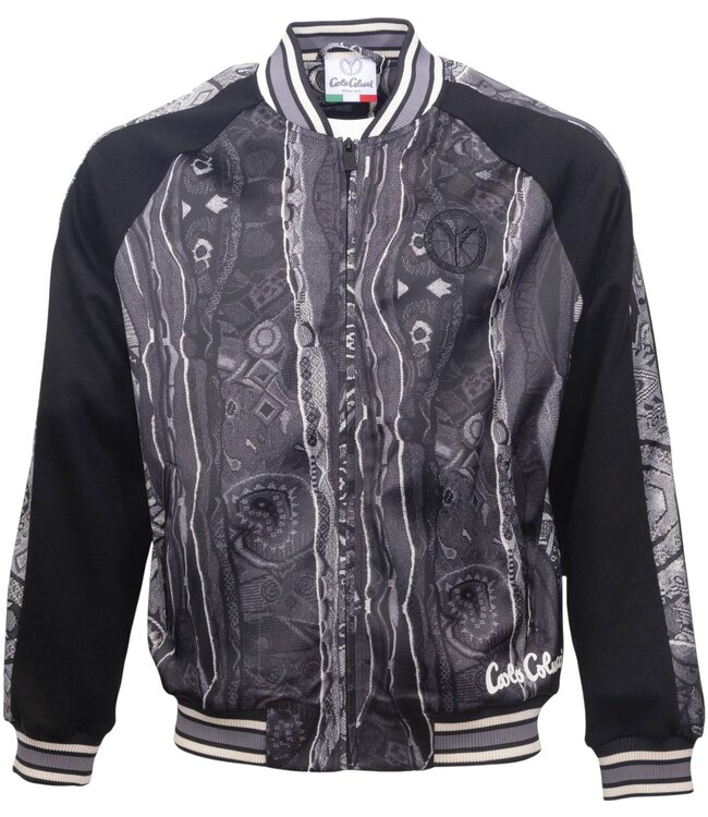 Carlo colucci Blouson Jacker-Black grey