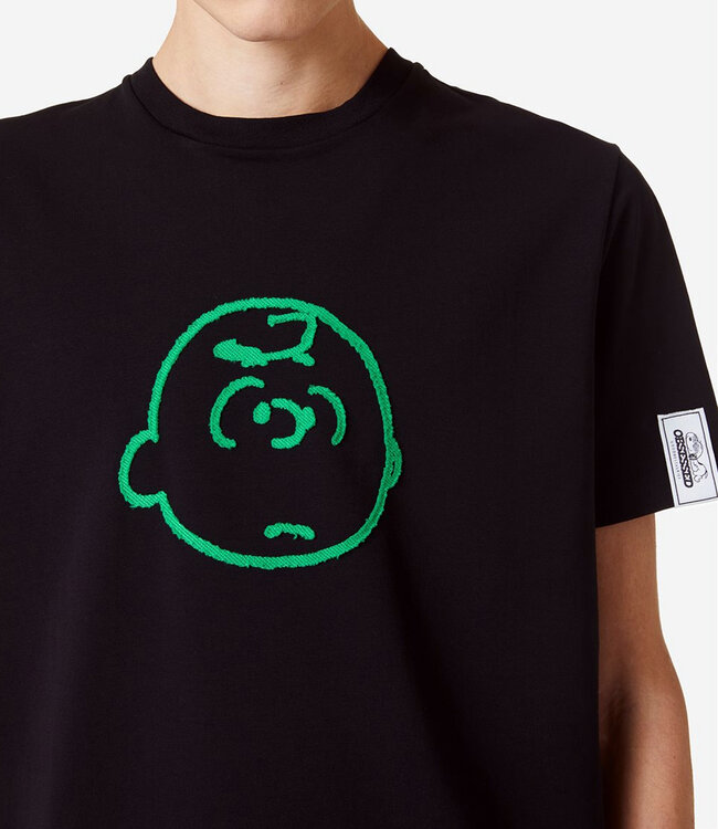 ICEBERG Tee Peanuts embroiderie-Black