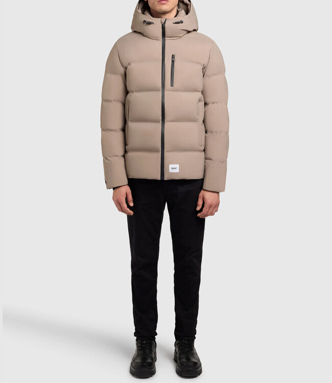 KHUJO Men Jacket Silas-Greige