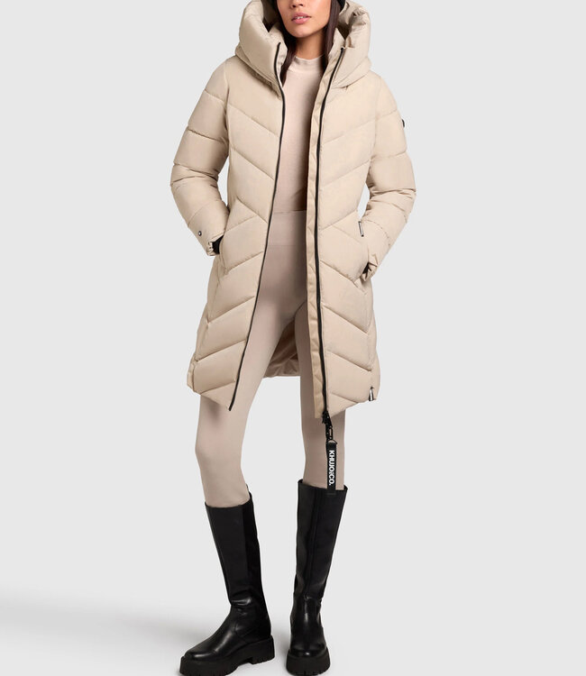 KHUJO Darka Coat-Beige