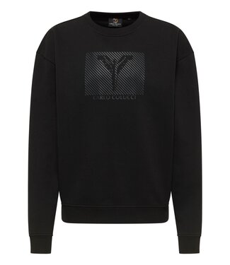 Carlo colucci Sweatshirt Basic line-Black