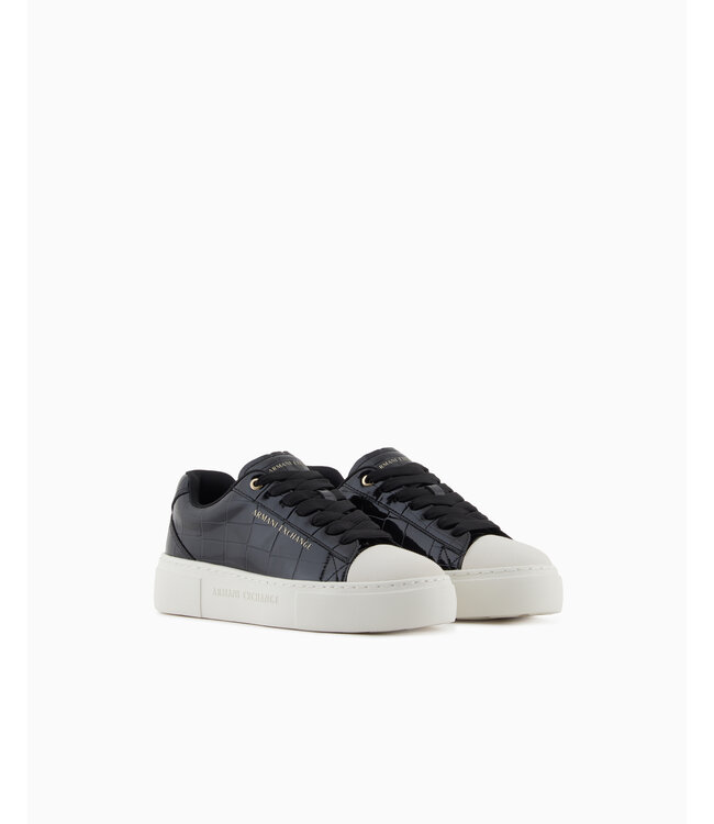 ARMANI EXCHANGE Wmn Sneaker-Black