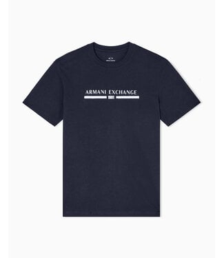 ARMANI EXCHANGE Logo tee- Deep navy XM001074