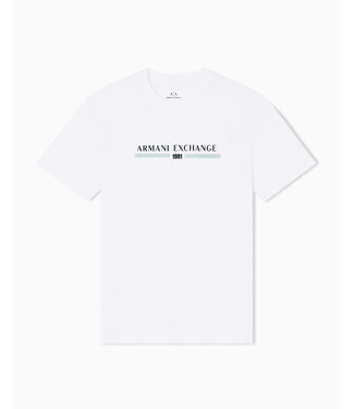ARMANI EXCHANGE Logo tee- Off white XM001074