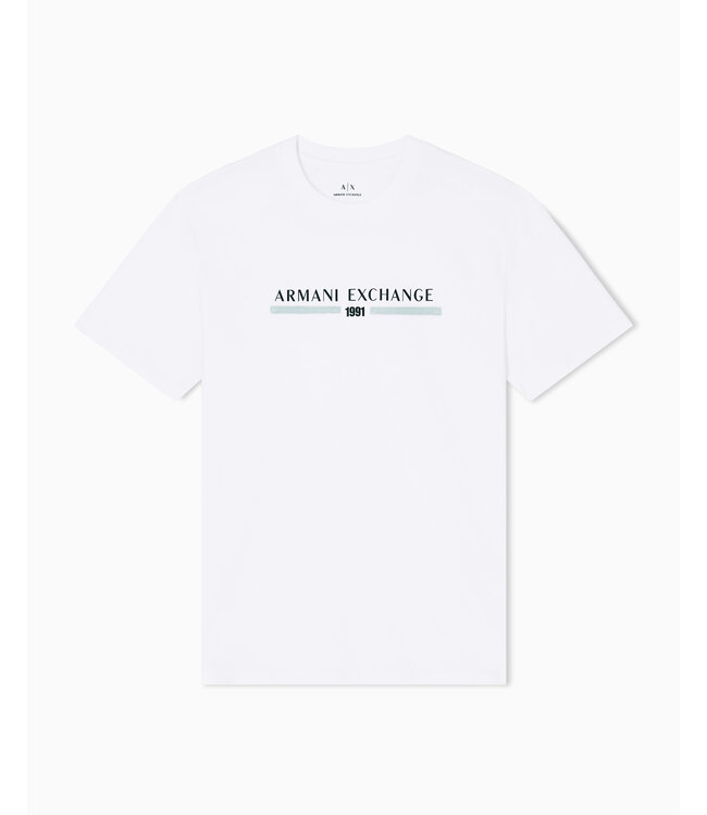 ARMANI EXCHANGE Logo tee- Off white XM001074