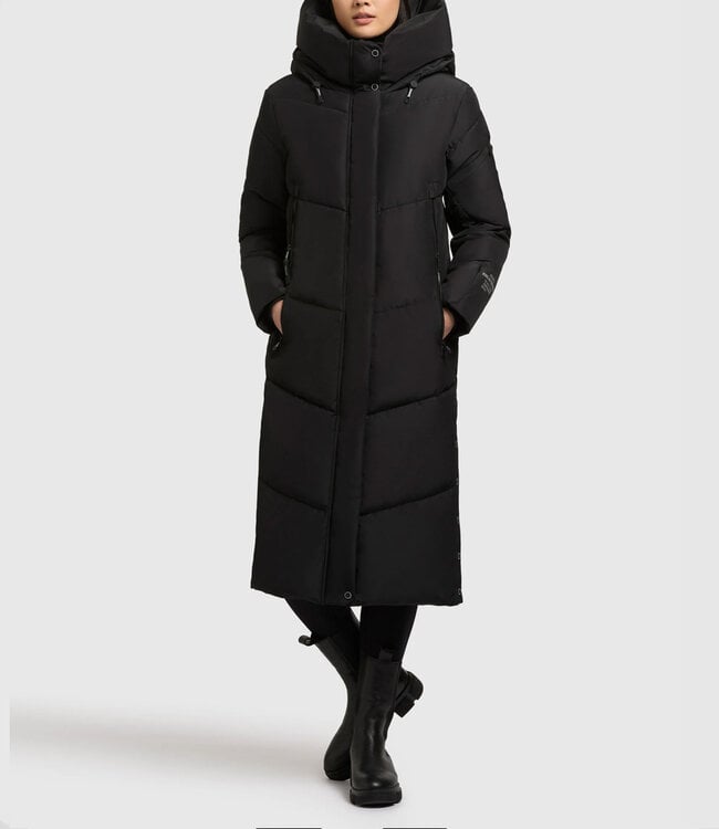 KHUJO Pulset Coat-Black
