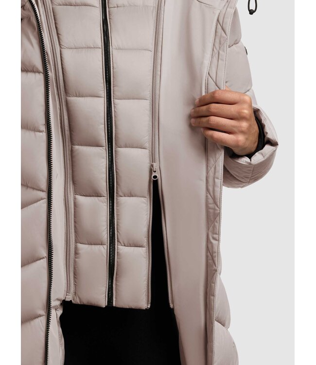 KHUJO Woman Coat Tamke-Beige