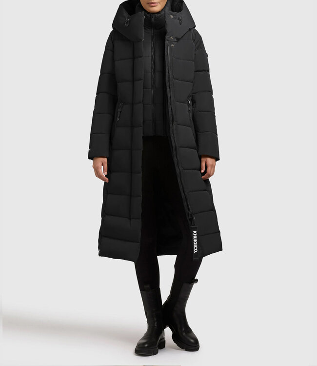 KHUJO Woman Coat Tamke-Black