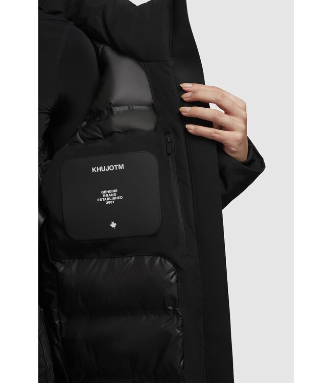 KHUJO Woman Coat Lofi2-Black