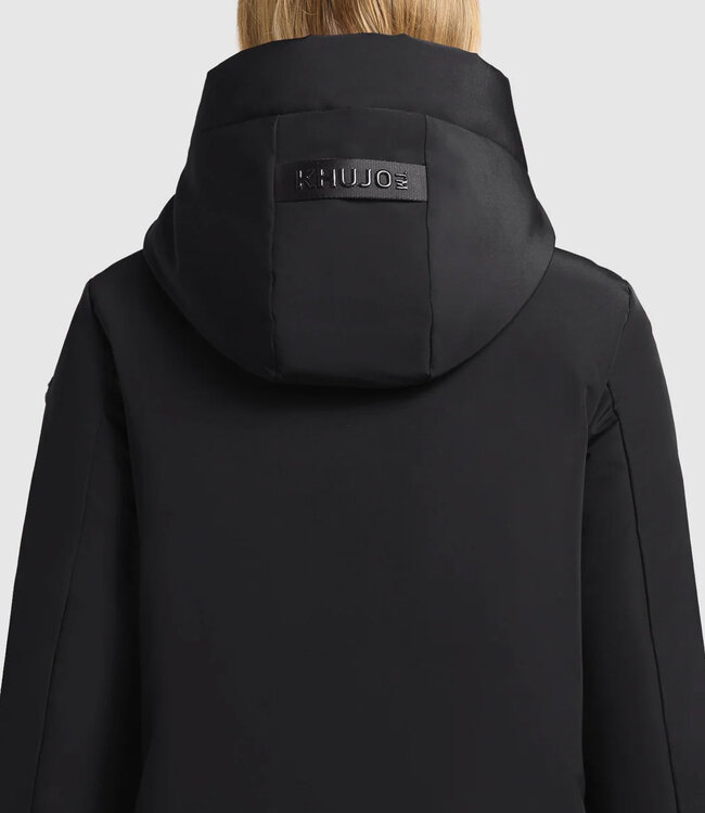 KHUJO Woman Coat Nellen-Black