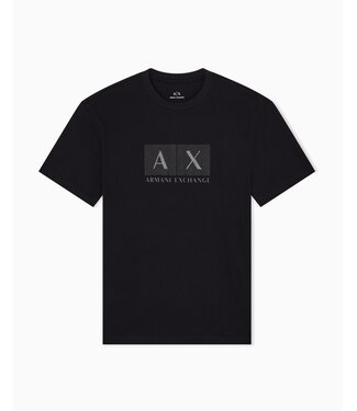 ARMANI EXCHANGE Logo Tee-Black