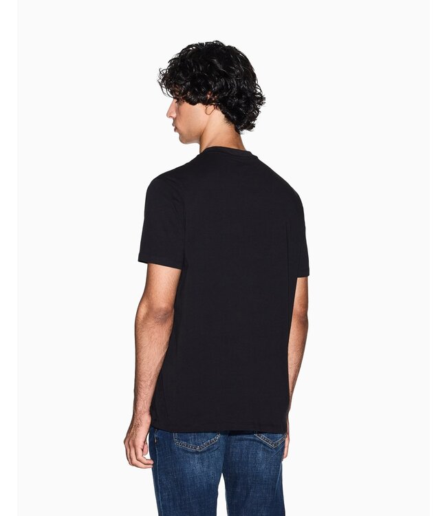 ARMANI EXCHANGE Logo Tee-Black