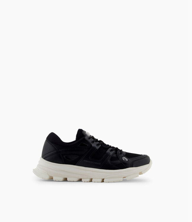 ARMANI EXCHANGE Woven Sneaker-Black