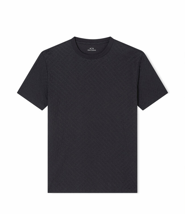 ARMANI EXCHANGE Jacquard Tee Regular fit-Black