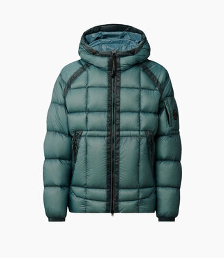 C.P Company Shell Hooded Down Puffer- Aegan blue