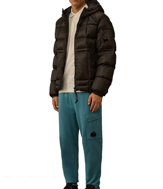C.P Company Shell Hooded Down Puffer- Black