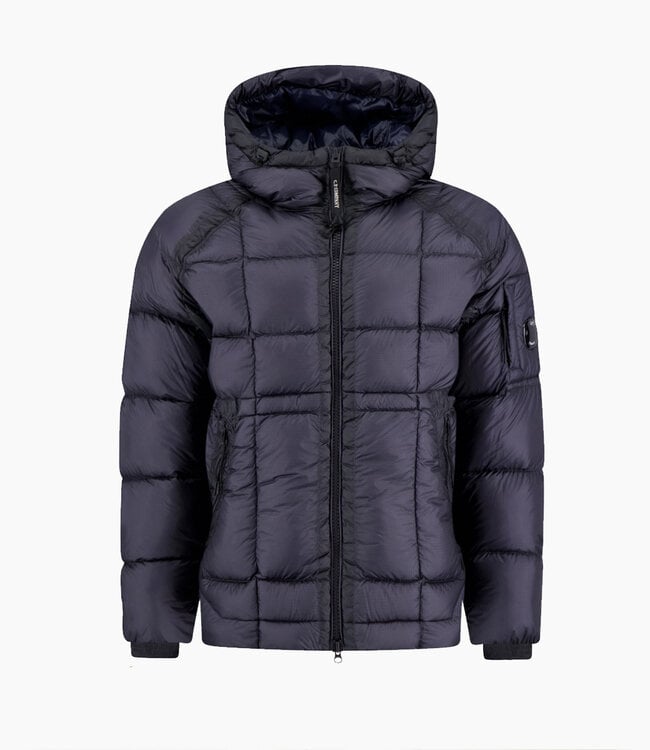 C.P Company Shell Hooded Down Puffer- Total Eclipse