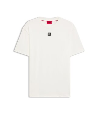 HUGO Tee Metalic logo-White