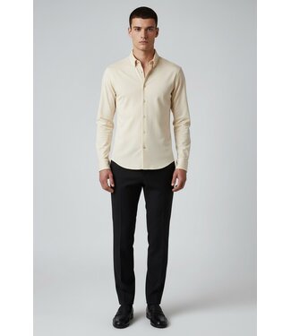 'TriaD'oro' Buttoned Longsleeve Polo Off white