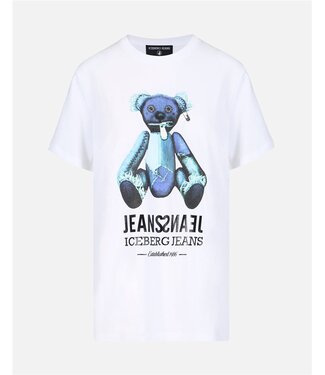 Iceberg Jeans Tee Iceberg Bear-White