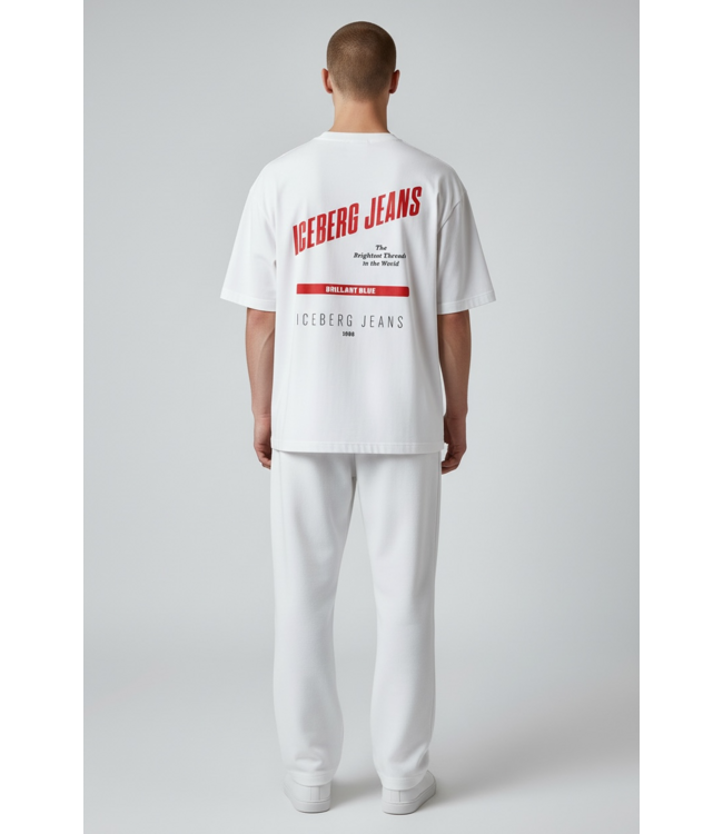 Iceberg Jeans Tee Back Print-White