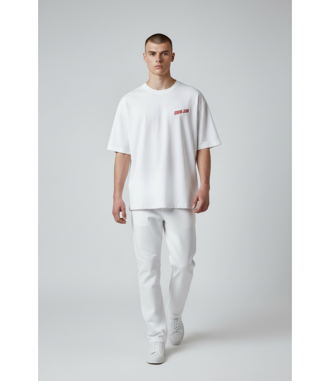 Iceberg Jeans Tee Back Print-White