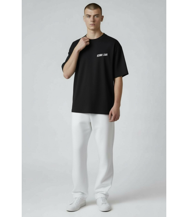 Iceberg Jeans Tee Brillant Blue back print-Black