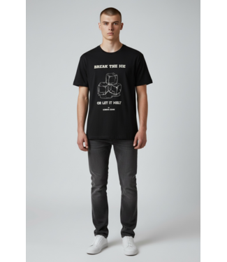 Iceberg Jeans Tee Break the Ice-Black