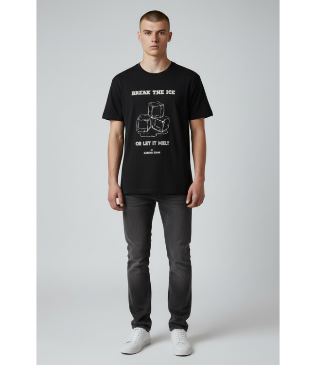 Iceberg Jeans Tee Break the Ice-Black