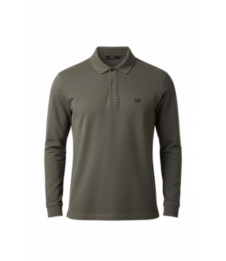 ARMANI EXCHANGE Polo long sleeve-Green