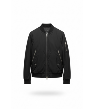 Moose knuckles Courville Bomber Crinkle Black