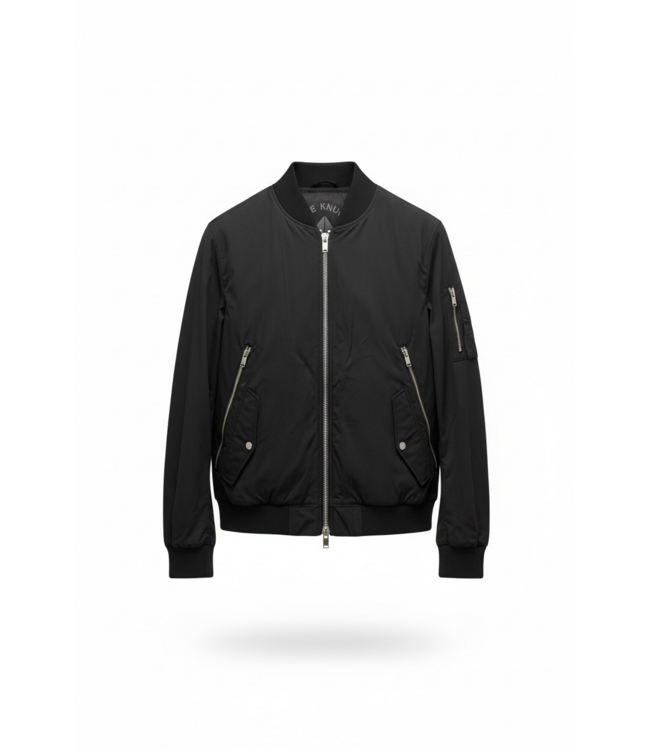 Moose knuckles Courville Bomber Crinkle Black