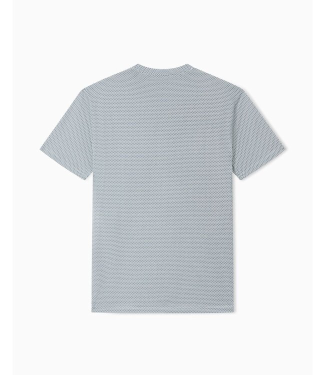 ARMANI EXCHANGE Mini Logo Cotton Tee-Bel Blue