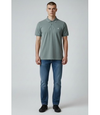 Moose knuckles Everett polo-Dusty jade