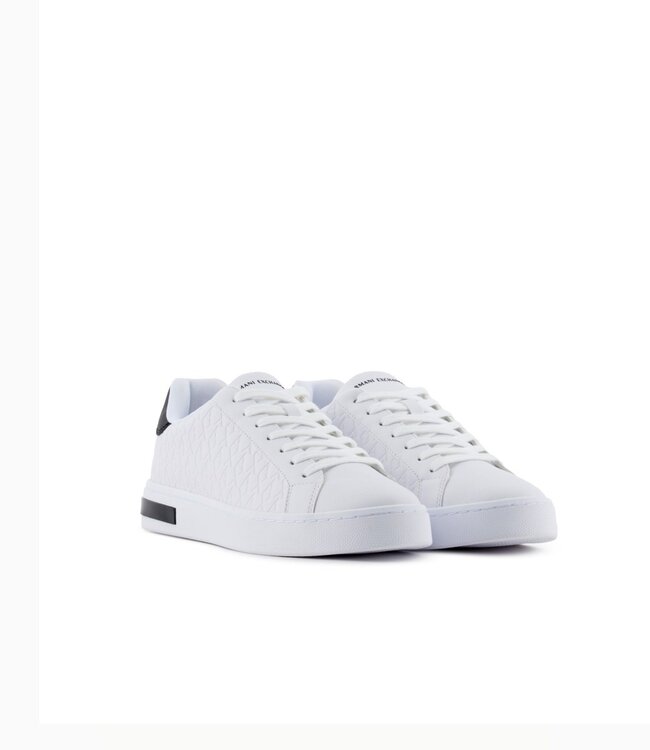 ARMANI EXCHANGE Technical fabric sneakers-White