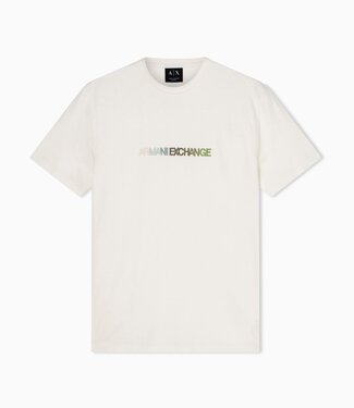 ARMANI EXCHANGE Tee Coloured Logo-Off white