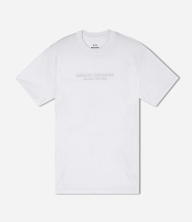 ARMANI EXCHANGE Reg Fit Logo Tee-White
