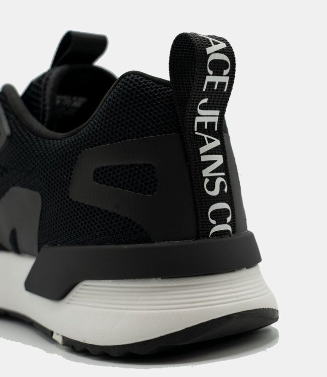 Versace Jeans couture Logo Dynamic Sneaker-Black