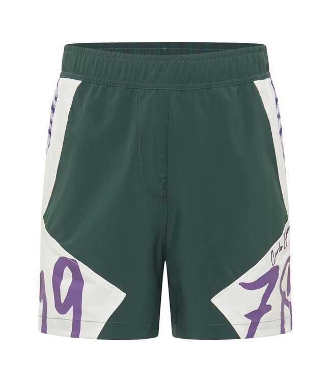 Carlo colucci Tracksuit Short-Bottle green