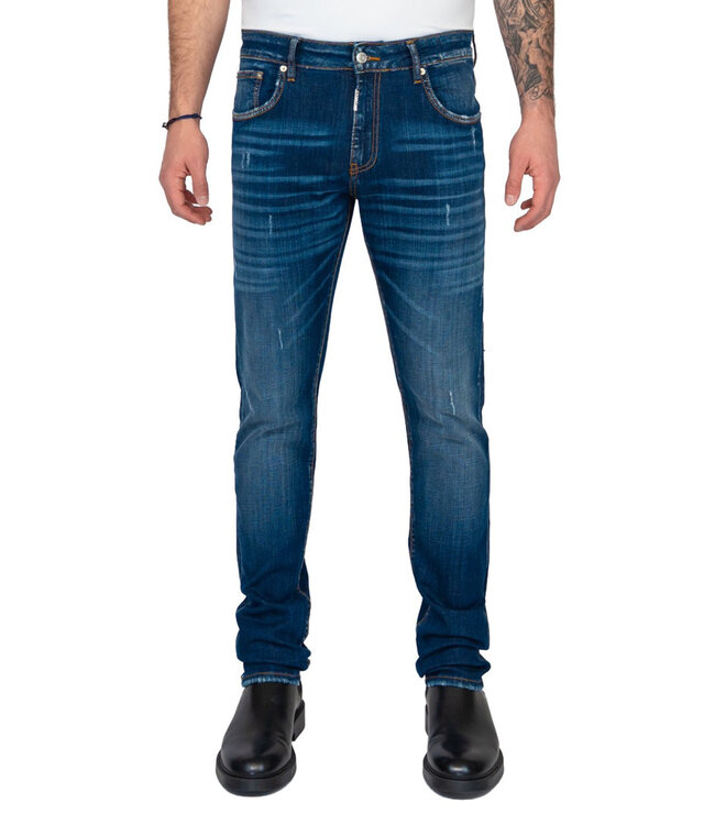 Mybrand Green Essential Jeans-Blue