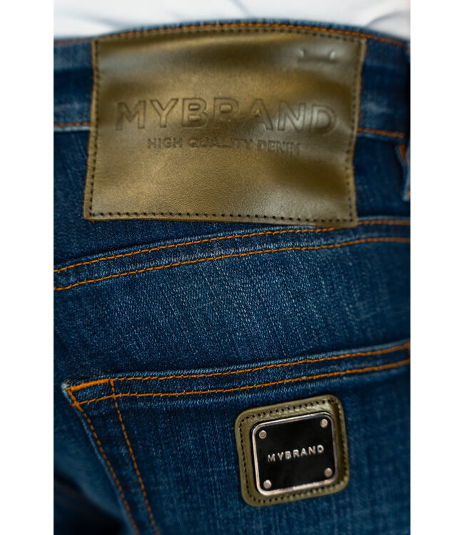 Mybrand Green Essential Jeans-Blue
