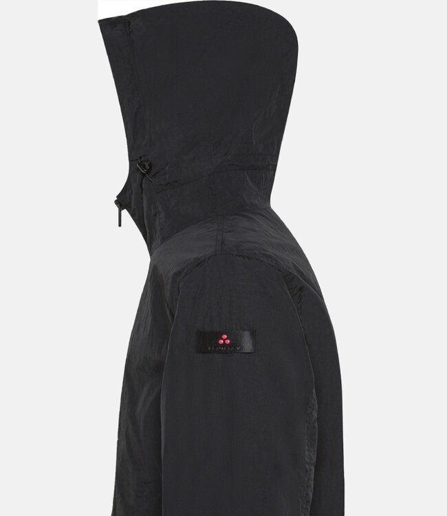 Peuterey Nigle U 01 Lightweight Hooded Jacket- Black