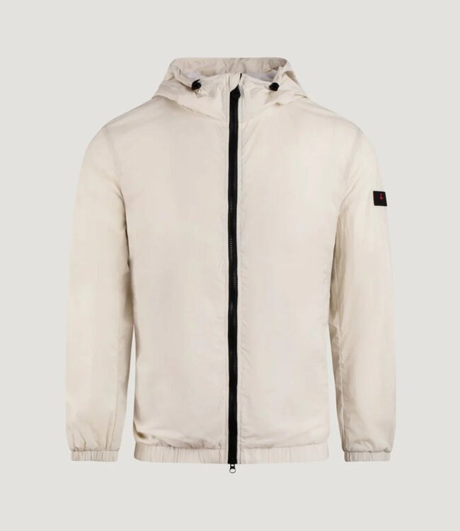 Peuterey Nigle Lightweight Hooded Jacket- Off white