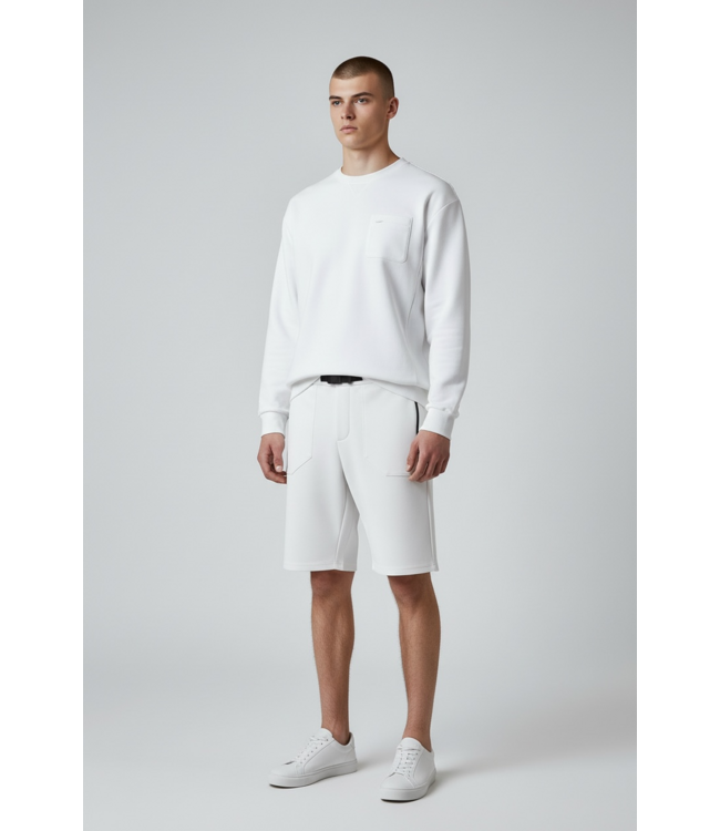 MarkUp Italia Sweater pique-White