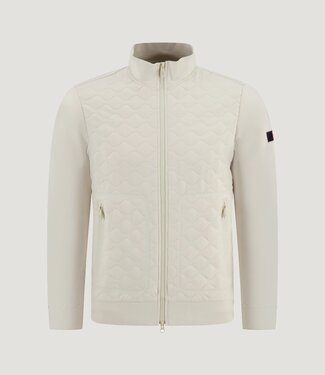 Peuterey Kyarr Jacket Quilt patroon-Off white