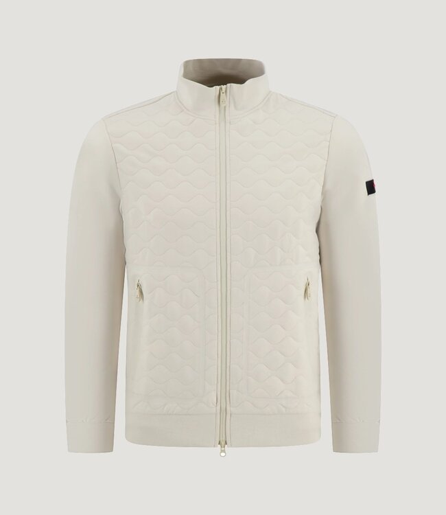 Peuterey Kyarr Jacket Quilt patroon-Off white
