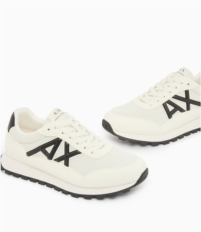 ARMANI EXCHANGE Sneaker Contrast logo-Off white