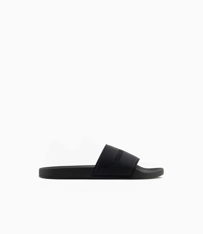 ARMANI EXCHANGE Slipper Logo-Black