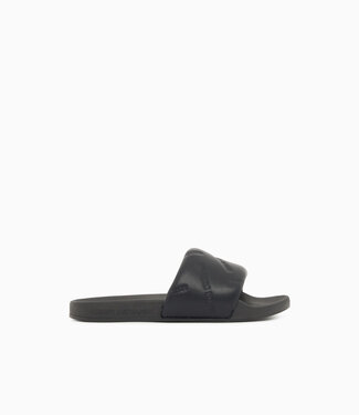 ARMANI EXCHANGE Logo Slipper-Black